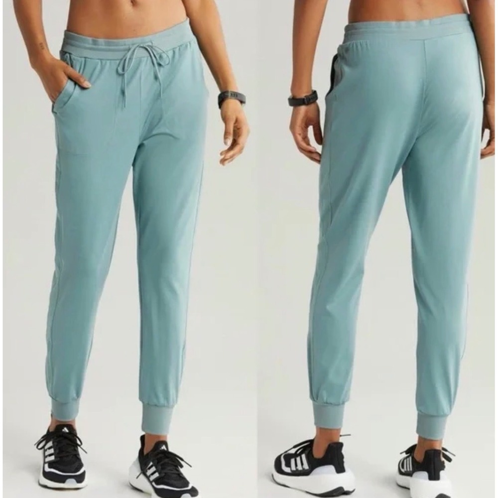 Zella In Pocket Joggers Womens L Gray‎ Thunder High Rise Athleisure Pants